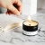 High-end luxury spa massage natural soy wax classic lights customized scented tin round black metal candle lids