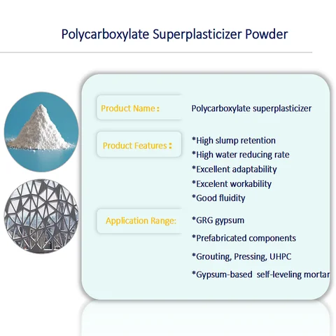 High Flowing Concrete Admixtures Polycarboxylate Superplasticizer PCE Building Materials Additives