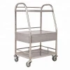 High performance medical furniture stainless steel instrument hospital trolley
