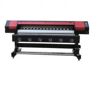 High print speed and stable performance of the CMYK eco solvent printer
