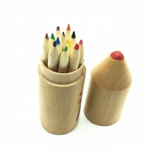 high quality 6/8/10/12/15/24 Colors Wooden colored pencil supplier