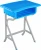 Import High quality adjustable height school desk and chair single school library student study desk and chair from China