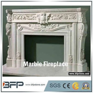 High quality affordable fireplace inserts marble decorative fireplace