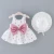 Import high quality cute baby girls dress designs summer cherry printing little girls dresses party dress for kids girl set from China