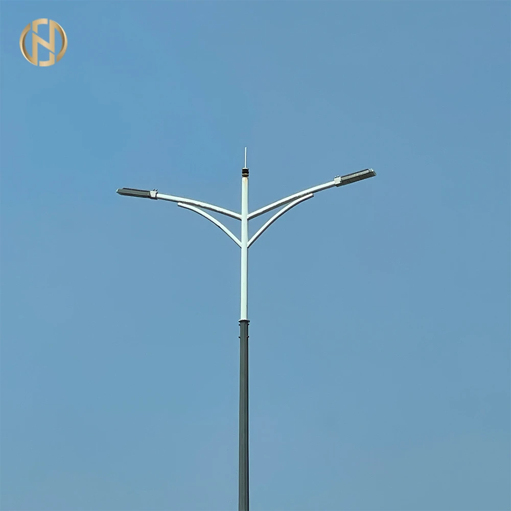 High Quality galvanized hdg street light pole