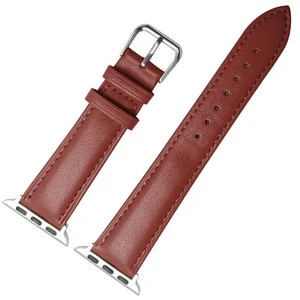 High quality leather watch strap 38mm/40mm 42mm/44mm for Apple watch series 1 2 3 4, for apple watch genuine leather band