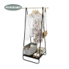 High quality Metal clothes dryer stand storage shelf garment rack for entry way