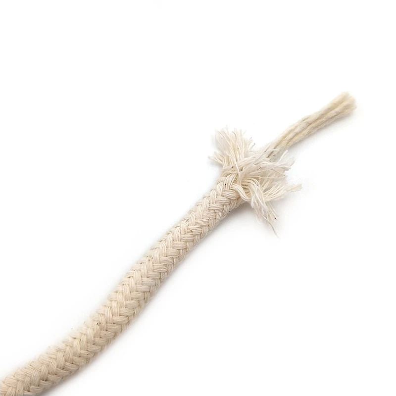 High Quality Natural Color 5mm Cotton Rope