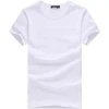 high quality oem Custom  men fashion plain  100% polyester organic cotton $1.00 round neck  T shirt with t-shirt brand