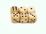 High Quality Six Sided Wooden Dice Designed Indoor Game for Kids and Family