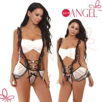 high quality size s/m/l/xl/2xl mature women  lingeries latex french  maid costume