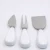 Import High Quality Stocked Ceramic Handle Stainless Steel Blade Cheese Tool set 3pcs Cheese Knife Set from China