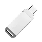 High Quality USB Flash Drive For Android Metal Pen Drive Memory Stick Mobile Otg Micro 8GB 16GB 32GB 64GB Pendrive