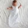 High Quality with Cheapest Sleeveless Vest With Zipper 100% Knitted Cotton Newborn 4 Seasons Baby Blanket Swaddle Sleeping Bags