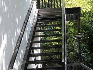 high stainless steel round stairs outdoor residential steel stairs