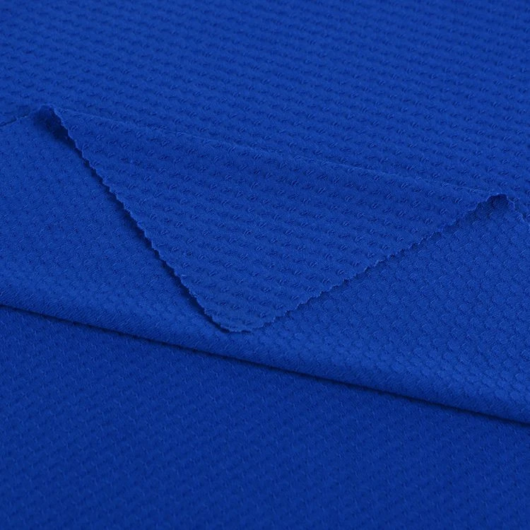 High twist 93 polyester 7 spandex mixed cloth jacquard jersey knit fabric price per meter