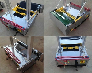 High working efficiency plastering machine for ceiling