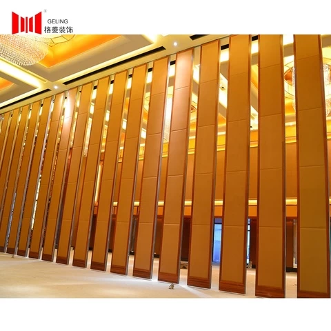 Highest aluminum frame hotel and dinning room soundproof removable office partition wall with fabric surface