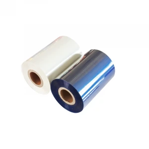 Highly anti scratch colored resin thermal transfer printer ribbon