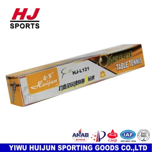 HJ-L121 Wholesale China factory custom printed Celluloid Table Tennis Ball HUIJUN ping pong ball