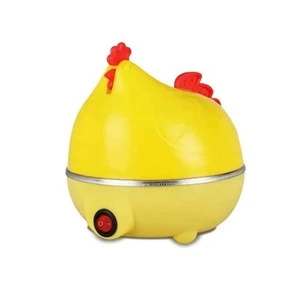 Home appliance high quality electric kitchen ware plastic chicken shaped automatic mini cooker maker egg poacher &amp; boiler