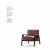 Import home furniture wholesale European style red living room chair with pillow from China