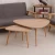 Import Home Furniture Wood Living Room Modern Round Coffee Table from China