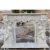 Home use Luxury cultured marble fireplace surround White Marble Fireplace Mantel for house