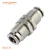 Import hose pipe brass screw pneumatic compression nipple pipe fittings bsp male threaded from China