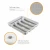 Import Hot 5 Compartment Plastic Storage Utensil Flatware Cutlery Tray Kitchen Drawer Organizer from China