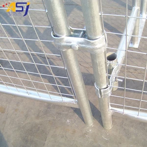 Hot dipped galvanized 2.1 x 2.4 m Australia welded temporary fence
