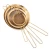 Import Hot Pot Strainer Wire Mesh Flour Sifter for  Powder Fry Juice Fruit Skimmer Spoon Gold/Rose gold Stainless steel Food Strainer from China