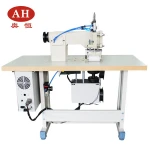 Hot Sale AH-100-Q 2000W Power Make Table Cloth Non Woven Fabric Bag Welding Semi-Automatic Ultrasonic Lace Machine//