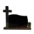 Import Hot sale black marble tombstone and monument Headstone from China