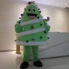 Hot sale christmas costumes adult mascot,santa tree christmas costumes mascot