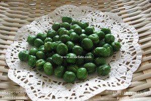 Hot Sale Colorful and Tasty coated green pea Grain Snacks