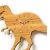 Import Hot sale eco-friendly dinosaur shape bamboo wood wall clock for kids from China