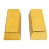 Hot Sale High Quality Solid Door Stop Plated Gold Bullion Bars,Gold Bars 24k Pure Bullion