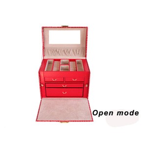 Hot Sale Pu Leather Make Jewelry Display Cases