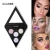 Import Hot sale UCANBE Triangle Glitter Eyeshadow Palette Holographic Shade Eye Lip Face Makeup Shimmer Shine Powder Nude Eye Shadow from China