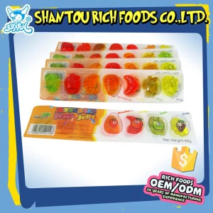 hot sales Colorful assorted fruit jelly candy for sale
