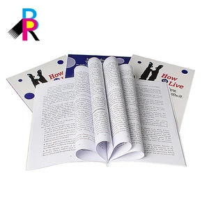 Hot Sell Delicate Booklet Menu Poster Multicolor Catalog Printing