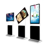 Hot Sell economic floor stand ad equipment digital signage rotating lcd kiosk for advertising