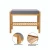 Import Hot sell Wooden bamboo bench 2-tiler Shoe Rack Modern Design from China