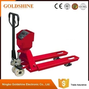Hot selling factory directly electric pallet jack with scale