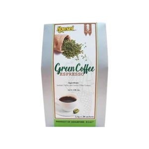 Hot Selling Slimming Flavored Instant Green Coffee Powder
