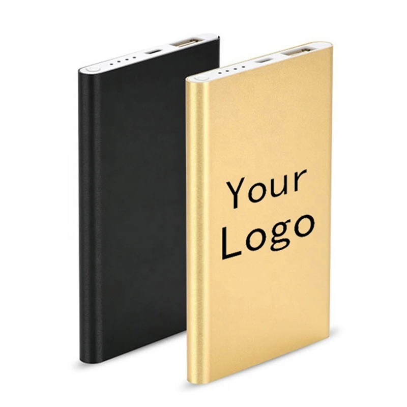 Hot Selling Support Custom Logo Mini Power Bank 5000mAh Cell Phone Portable Charger Powerbank For promotion gift