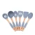 Import Hot Silicone Wooden Handle Kitchen Accessories, Kitchen Utensils, Cooking Tools 6 Sets from China
