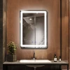 Hotel Wall Mounted Illuminated Smart dimmable Led Lighted Bathroom Bath Mirror