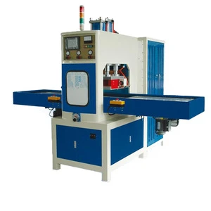 Hydraulic pressure high frequency welding machine for shoes material